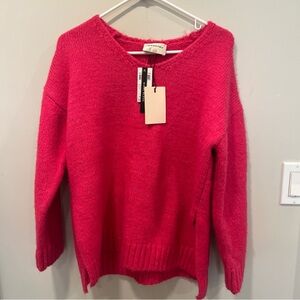 NWT Industry Republic Clothing Women’s Hot Pink Sweater Wool Blend Size M